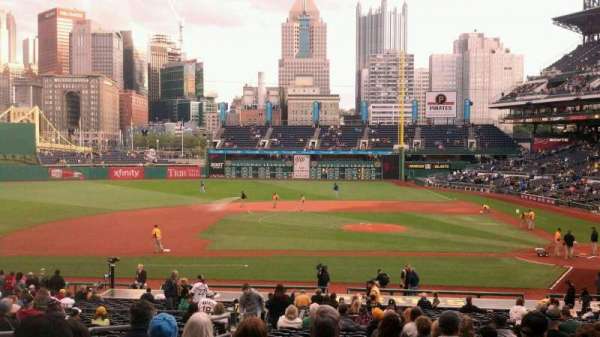 PNC Park, section: 121, row: V, seat: 12