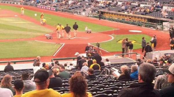 PNC Park, section: 121, row: V, seat: 12