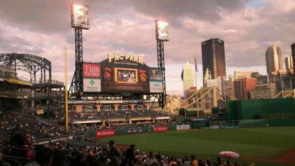 PNC Park, section: 121, row: V, seat: 12