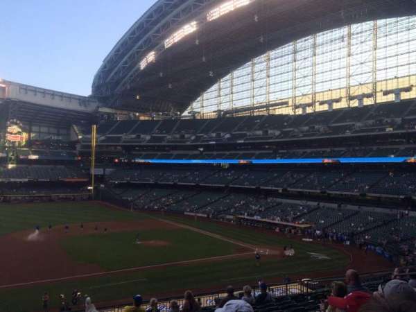 American Family Field, section: 225, row: 13, seat: 9