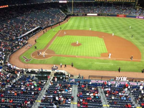 Turner Field, section: 409R, row: 1, seat: 13