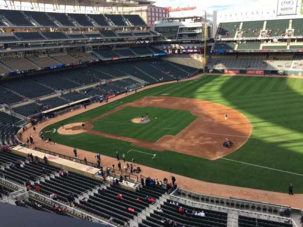 Target Field, section: 207, row: 1, seat: 3