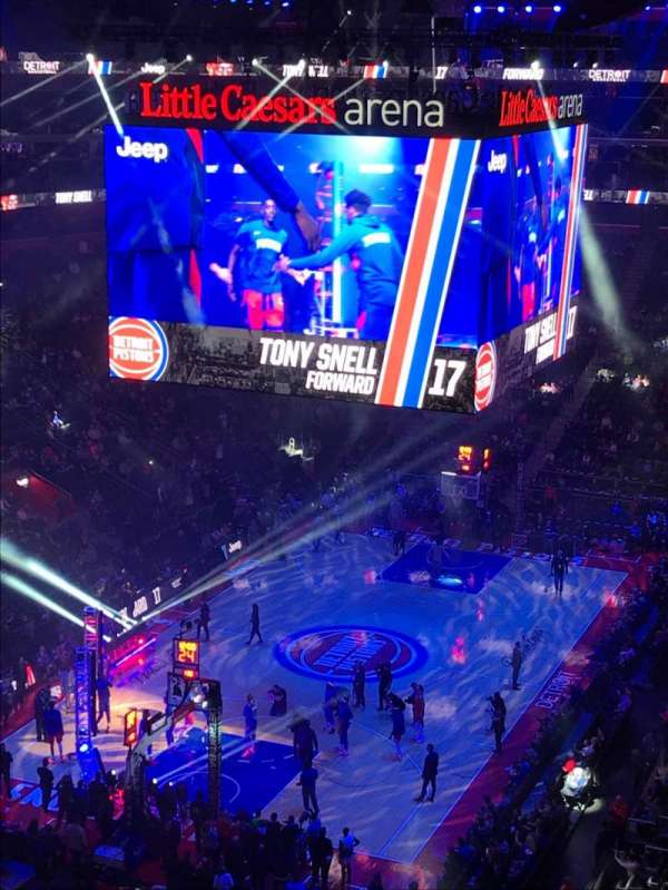 Little Caesars Arena, section: 217, row: 2, seat: 16