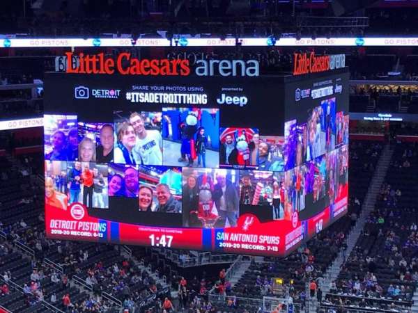 Little Caesars Arena, section: 217, row: 2, seat: 12