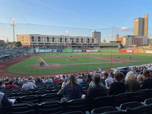 Parkview Field, section: 106, row: X, seat: 9