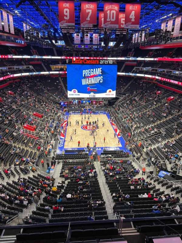 Little Caesars Arena, section: 219, row: 1, seat: 19