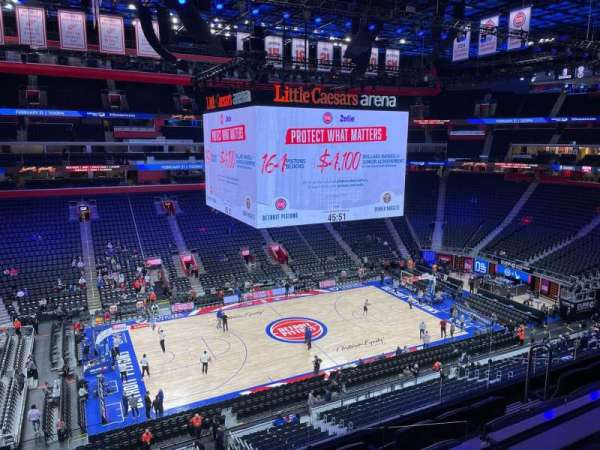 Little Caesars Arena, section: M14, row: 1, seat: 11