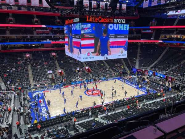 Little Caesars Arena, section: M14, row: 1, seat: 11