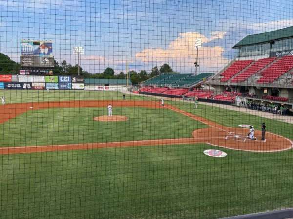 Five County Stadium, section: 214, row: A, seat: 6