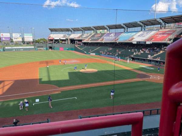Chickasaw Bricktown Ballpark, section: 203, row: A, seat: 1
