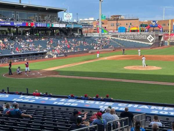 ONEOK Field, section: 104, row: X, seat: 9F