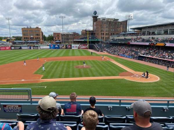 Fifth Third Field, section: 205, row: F, seat: 18