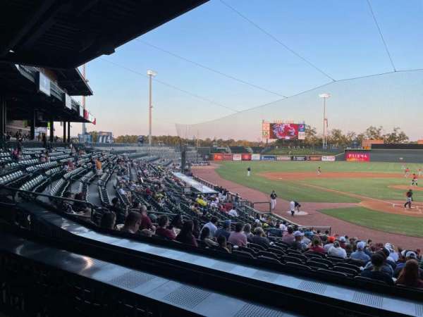 Segra Park, section: 106, row: CC, seat: 14