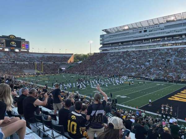 Kinnick Stadium, section: 101, row: 36, seat: 10