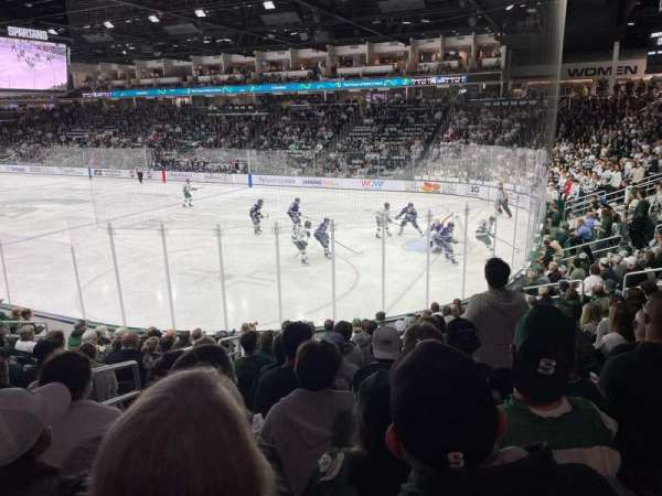 Munn Ice Arena, section: E, row: 13, seat: 20