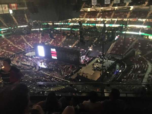 Prudential Center, section: 216, row: 4