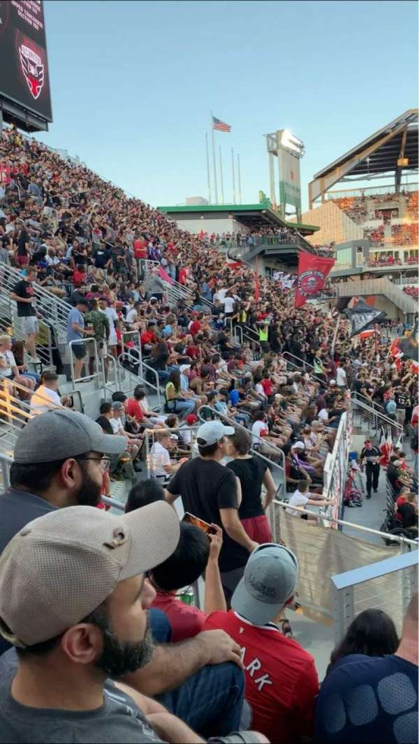 Audi Field, section: 132, row: 7, seat: 5