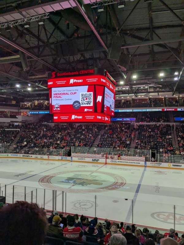 Scotiabank Centre, section: 7, row: Q, seat: 5