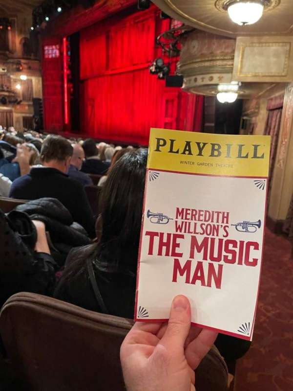 Winter Garden Theatre, section: Orchestra R, row: L, seat: 36