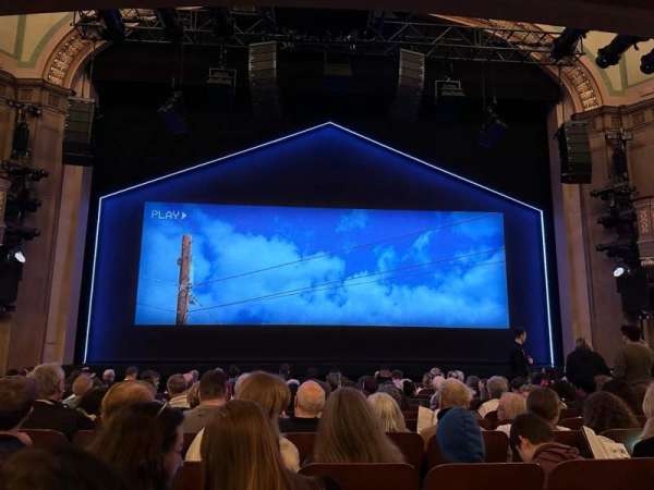 Booth Theatre, section: Orchestra C, row: K, seat: 109