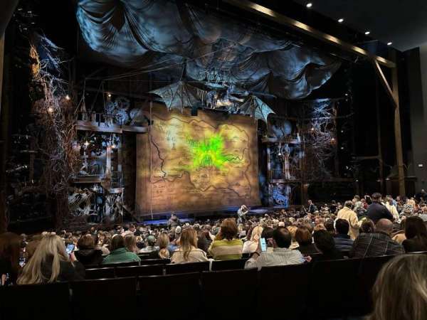 Gershwin Theatre, section: Orchestra L, row: R, seat: 23