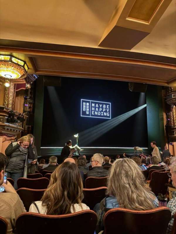 Belasco Theatre, section: Orchestra L, row: O, seat: 7