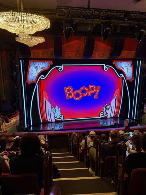 Broadhurst Theatre, section: Mezzanine L, row: J, seat: 1