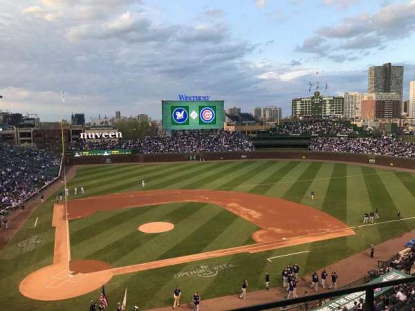 Wrigley Field, section: 322R, row: 1, seat: 1