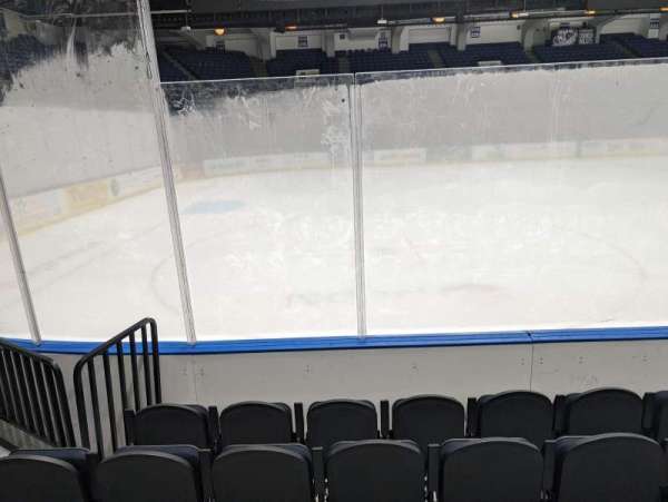 Upstate Medical University Arena, section: 107, row: DD, seat: 16