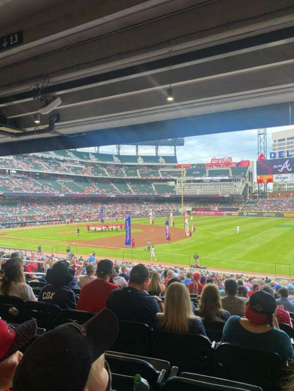 Truist Park, section: 113, row: 17, seat: 13