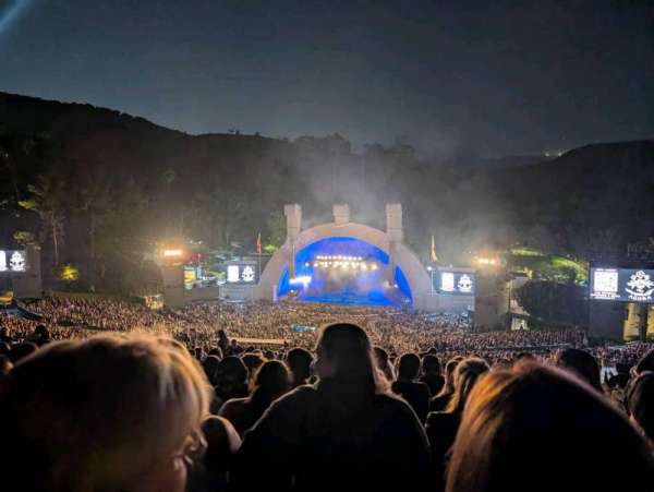 Hollywood Bowl, section: M3, row: 21, seat: 4