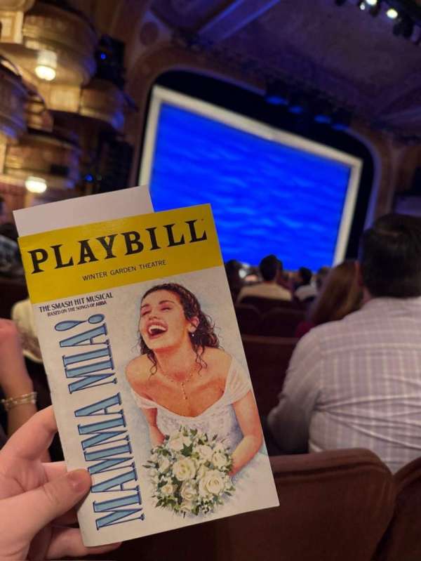 Winter Garden Theatre, section: Orchestra L, row: R, seat: 17
