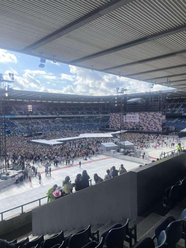 Murrayfield Stadium, section: E18, row: M, seat: 23