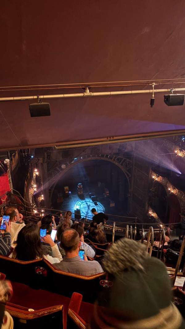 Palace Theatre, West End, section: Balcony, row: M, seat: 25