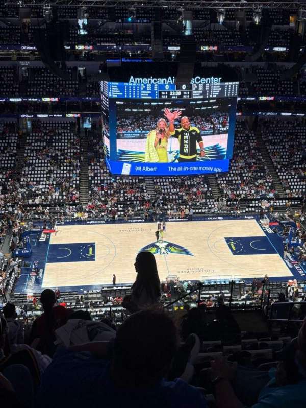 American Airlines Center, section: 327, row: S, seat: 3