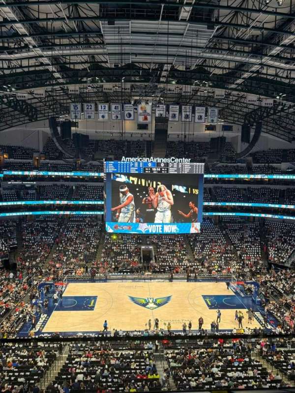 American Airlines Center, section: 310, row: A, seat: 6