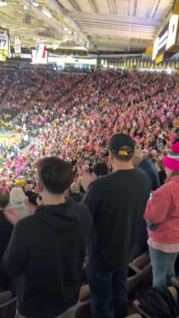 Carver-Hawkeye Arena, section: K, row: 35, seat: 18