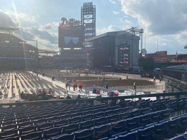 Citizens Bank Park, section: 109, row: 21, seat: 10