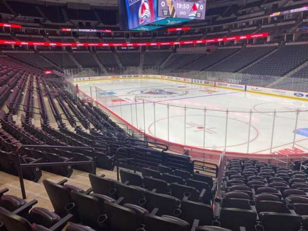 Ball Arena, section: 142, row: 15, seat: 10