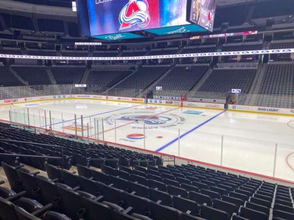Ball Arena, section: 122, row: 15, seat: 10