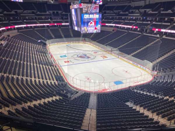 Ball Arena, section: 367, row: 1, seat: 10