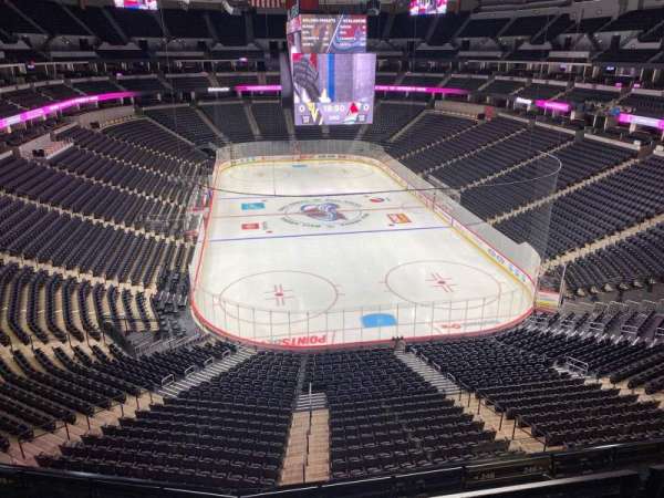Ball Arena, section: 363, row: 2, seat: 10