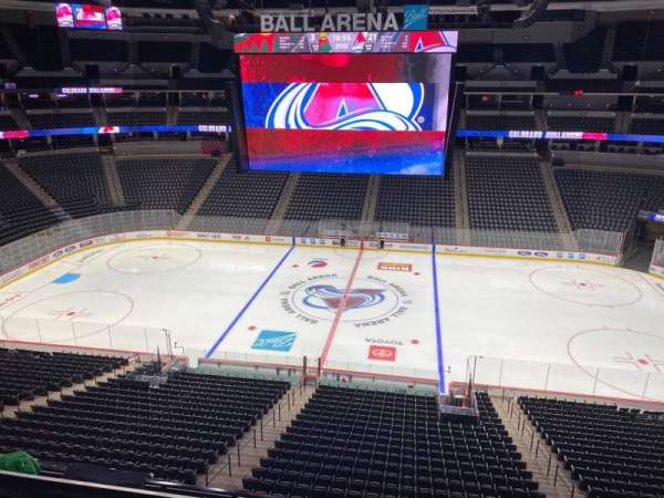 Ball Arena, section: 301, row: 2, seat: 10
