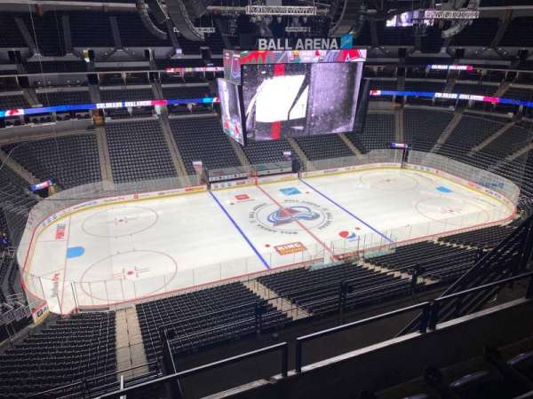 Ball Arena, section: 346, row: 8, seat: 10
