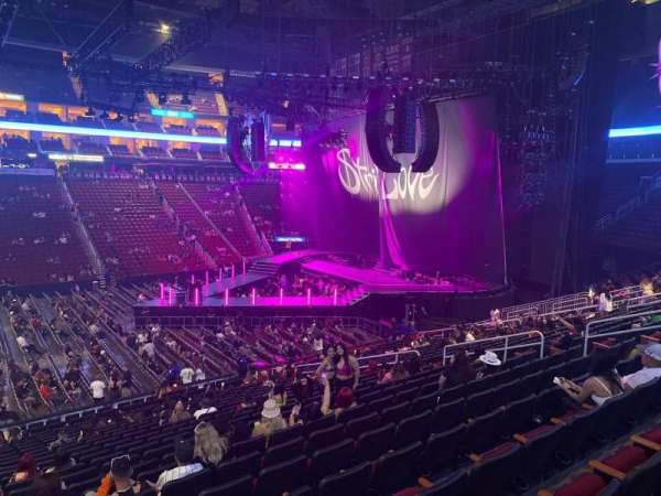 Toyota Center, section: 107, row: 23, seat: 17
