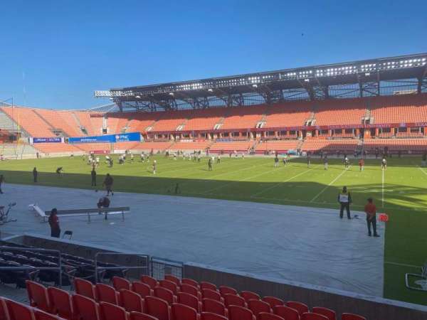 Shell Energy Stadium, section: 104, row: J, seat: 20
