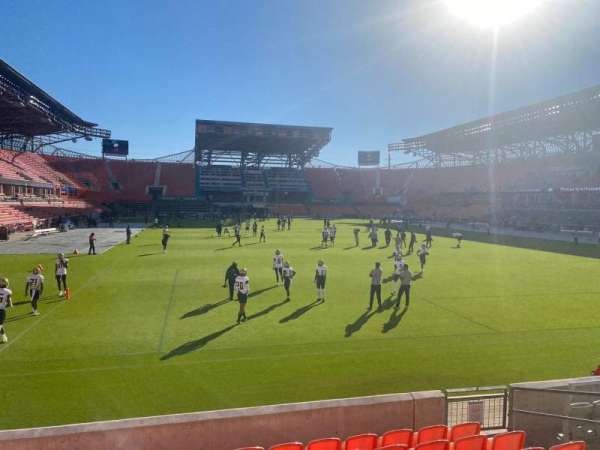 Shell Energy Stadium, section: 117, row: h, seat: 8