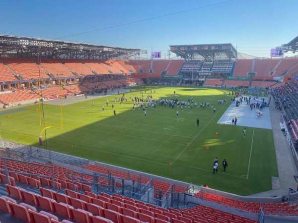 Shell Energy Stadium, section: 213, row: n, seat: 17