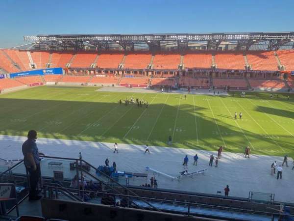 Shell Energy Stadium, section: 206a, row: e, seat: 9