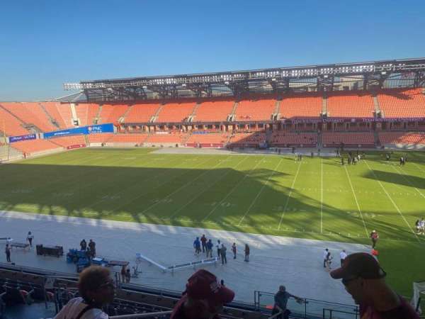 Shell Energy Stadium, section: 205, row: l, seat: 1